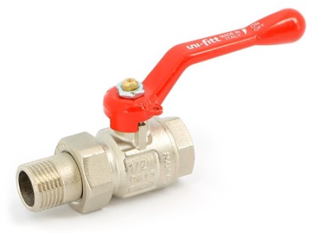 Кран шаровой ETALON НВ с разъёмным соединением ручка Размер:3/4'