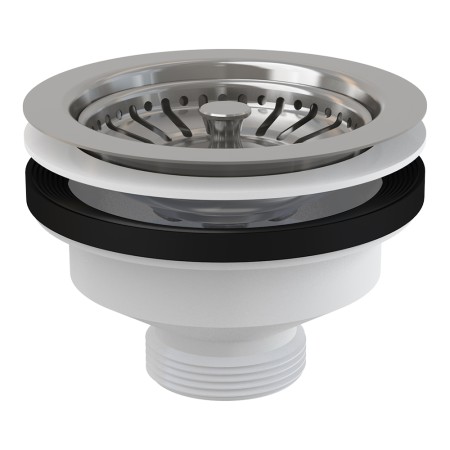 Донный клапан сифона для мойки 6/4" с нержавеющей peшeткой DN115