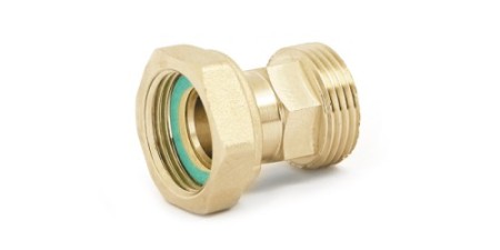 Соединение (НВ) с накидной гайкой плоской прокладкой Размер:1' x 1'