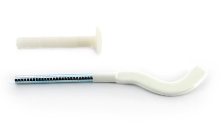 Кронштейн штыревой плоский пластифицированный Дюбель, мм:10 х 75 220 мм