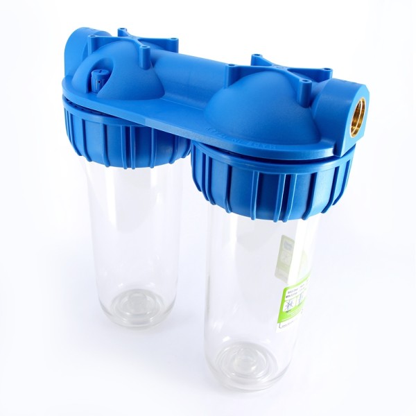 Колба фильтра двойная 10" Duplex Plus 3/4"3P, SX