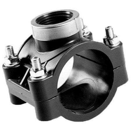 Хомут с металлическим кольцом