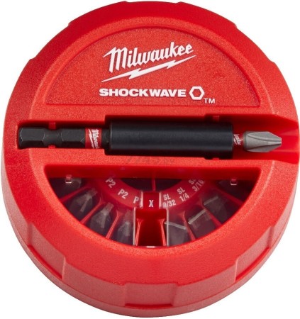 Биты SHOCKWAVE™ набор 15ед. в пласт. кейсе