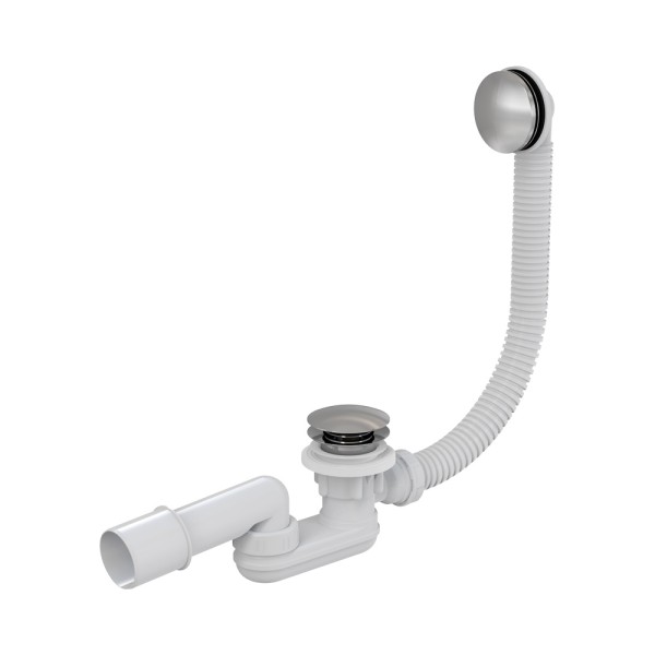 Сифон для ванны CLICK/CLACK, металл