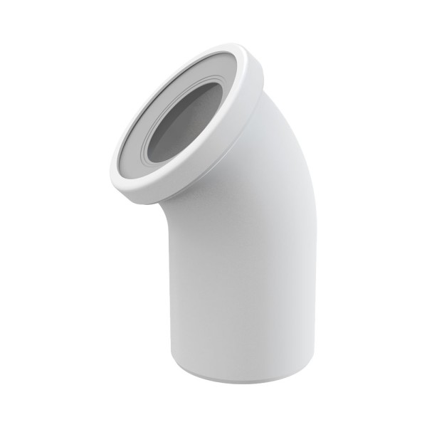 Колено для унитаза 45°