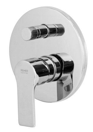 Смеситель Remer Energy для ванны с душем на 2 выхода, хром