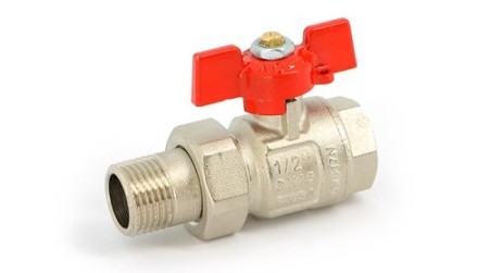 Кран шаровой ETALON НВ с разъёмным соединением бабочка Размер:1 1/4'