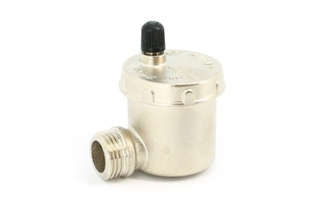 Воздухоотводчик автоматический никелированный угловой Размер:1/2'