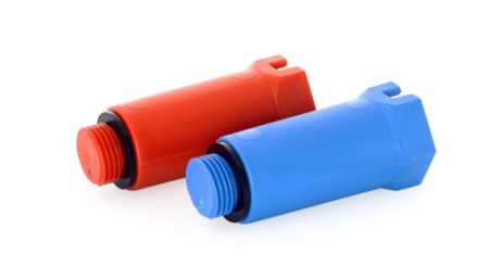 Заглушка монтажная Размер:1/2' красная