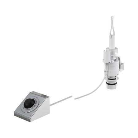 Кнопка пневматического смыва на расстоянии – ножное управление, металл, монтаж: на стену MPO13