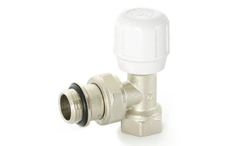 Вентиль ручной угловой НВ с разъёмным соединением быстрого монтажа Размер:1/2'
