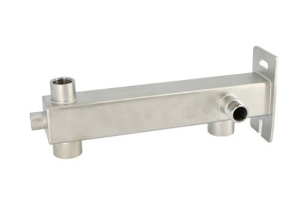 Консоль д/нижнего подключ. расш. бака Н 3/4", нержавеющая сталь