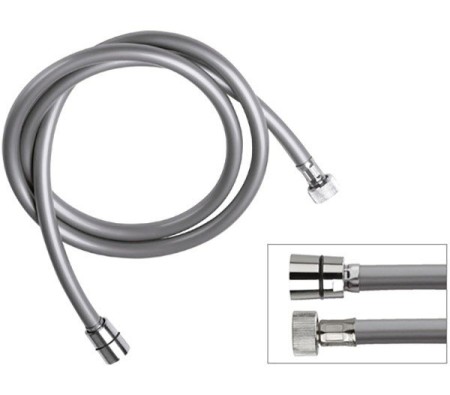 Шланг для душа Remer 200 см, 1 коническая гайка, хром