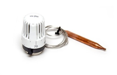 Головка термостатическая с выносным погружным датчиком Размер:M30 x 1,5