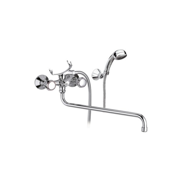 Смеситель для ванны Remer Export длинный излив, хром