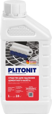 PLITONIT Средство для очистки от остатков цементного налета 1 л.