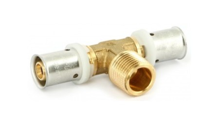 Тройник пресс Н Размер:26 x 1/2' x 26