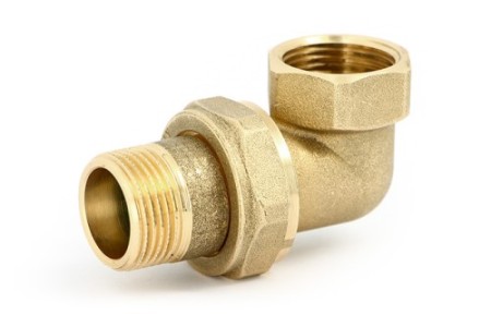 Разъёмное соединение угловое с плоской прокладкой Размер:1'