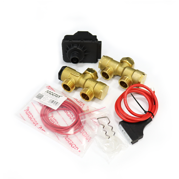 Клапан Arderia 3/4" трехходовой с электроприводом, комплект