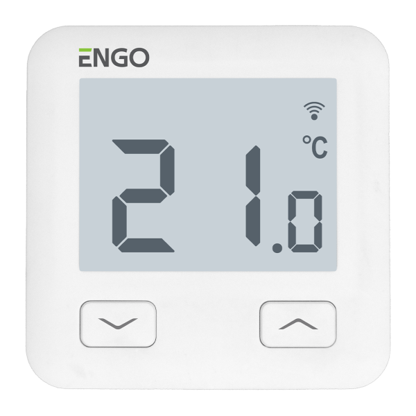Терморегулятор, проводной, программируемый, встраиваемый, с возможностью подключения выносного датчика, с возможностью подключения к WI-FI, белый