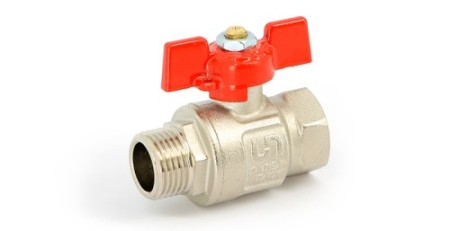 Кран шаровой ETALON НВ бабочка Размер:1 1/4'