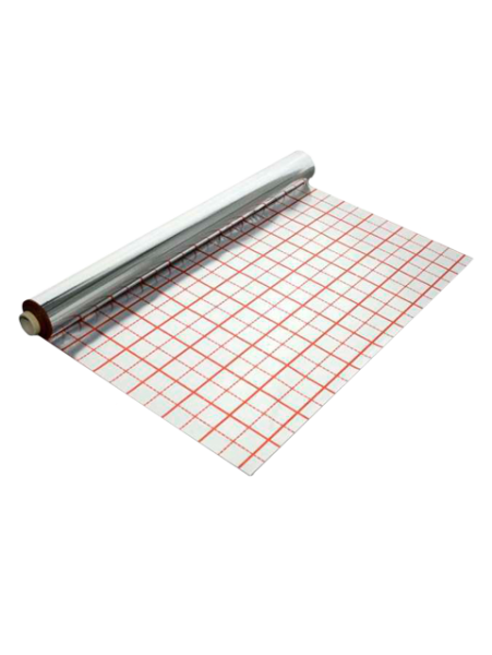 Фольга для теплого пола с разметкой рулон 50 м2