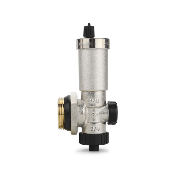 Концевая группа с дренажным вентилем и автоматическим воздухоотводчиком 1"