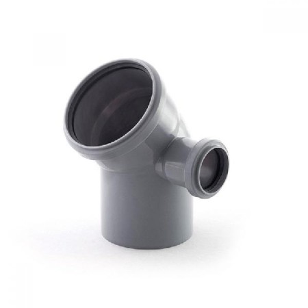 Отвод комбинир. с доп.входом справа HT 110*45/50