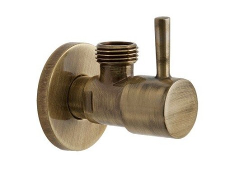 Вентиль угловой Remer 128L, G 1/2 x 1/2, бронза