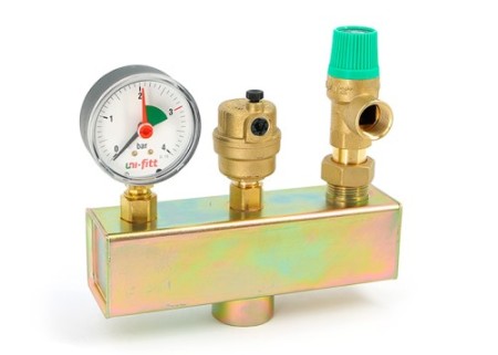 Группа безопасности котла сталь Присоединение:Rp 1'