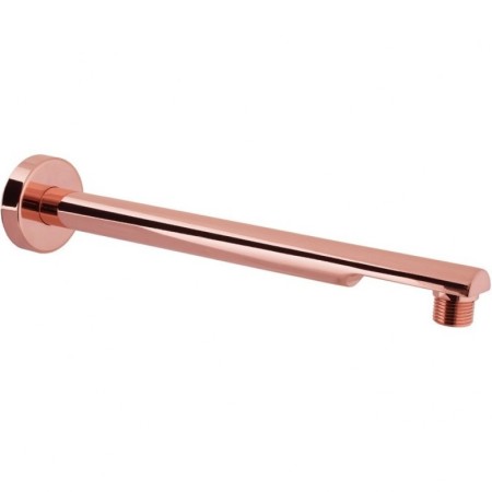 Кронштейн для верхнего душа 400 мм (брашированная медь)