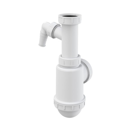 Сифон для мойки с накидной гайкой 6/4" и штуцером