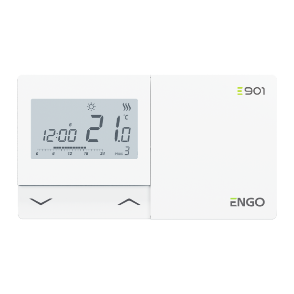 Программируемый проводной терморегулятор, на батарейках