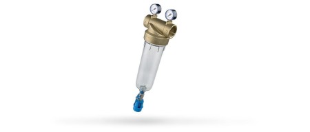 Колба фильтра 20" K2 DP 1" латунный блок с 2-мя манометрами, CX