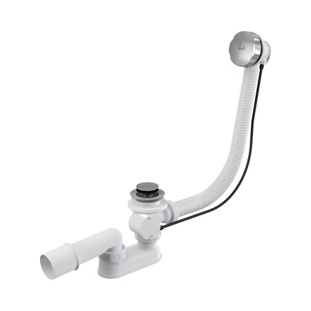 Сифон для ванны автомат комплект, металл