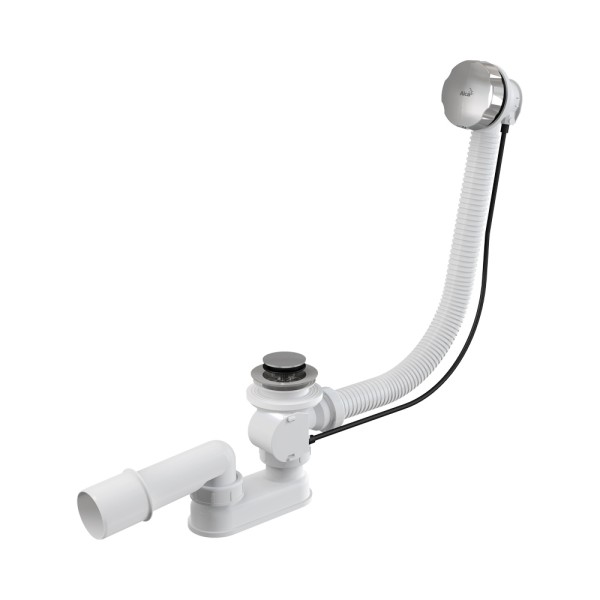 Сифон для ванны автомат комплект, металл