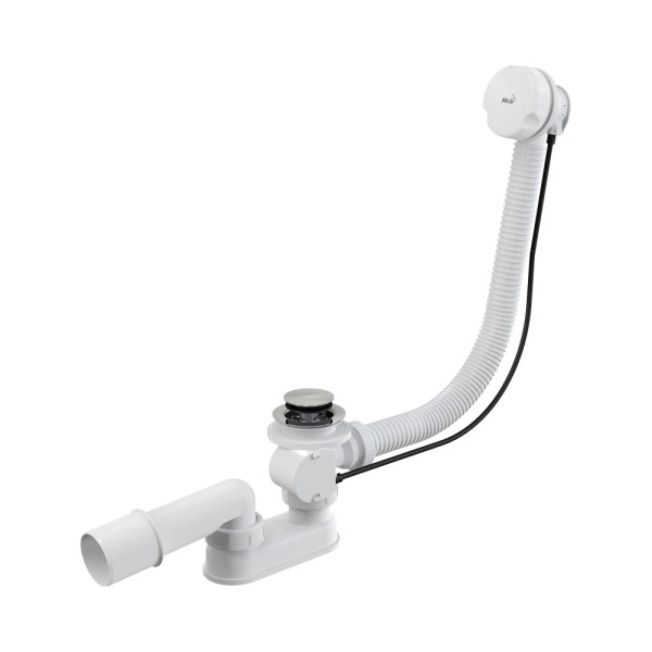 Сифон для ванны автомат комплект, белый
