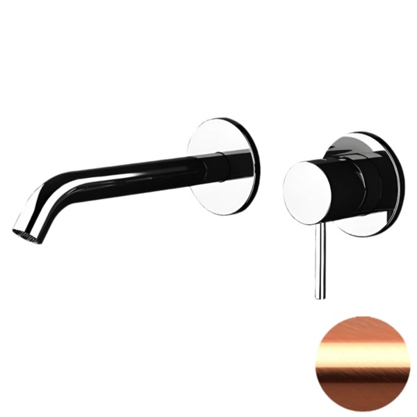 Смеситель для раковины Remer X Style X15PLRP, медь брашированная