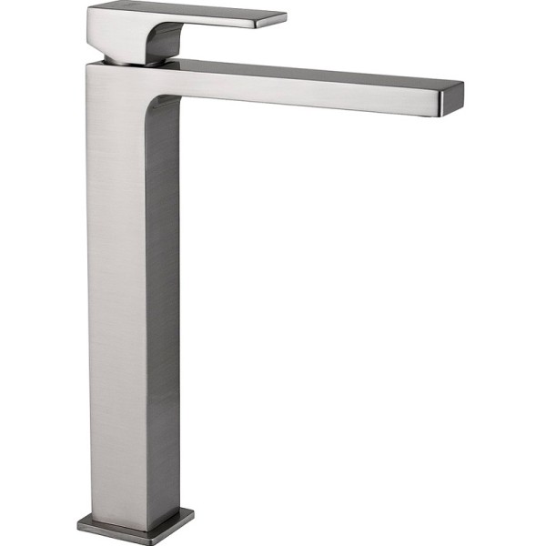 Смеситель Remer Absolute для раковины высокий, никель брашированный