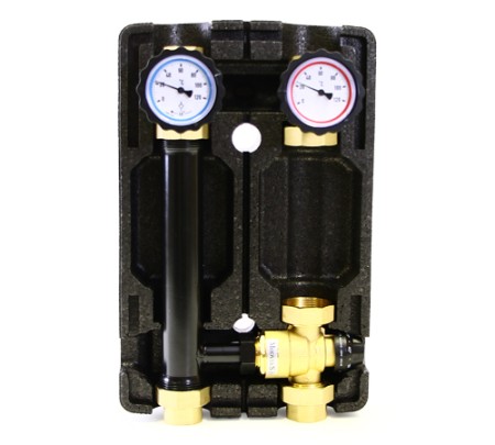 Насосно-смесительная группа с термосмесителем, в теплоизоляции без насоса