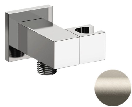 Держатель ручного душа с подключением шланга Remer, сталь