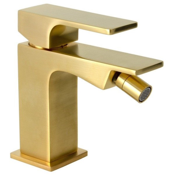 Смеситель для биде Remer Absolute, брашированное золото