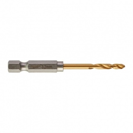 Сверло по металлу RedHEX™ HSS-TiN 3.2мм (2шт/уп)