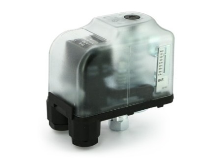 Реле давления PM 5 с градуированной шкалой накидная гайка Присоединение:1/4'