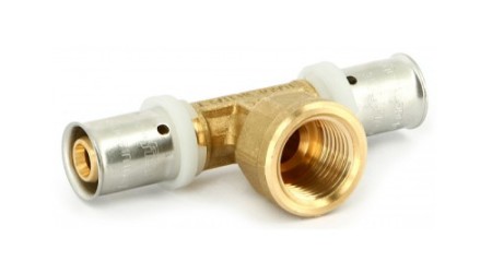 Тройник пресс В Размер:26x1/2'x26