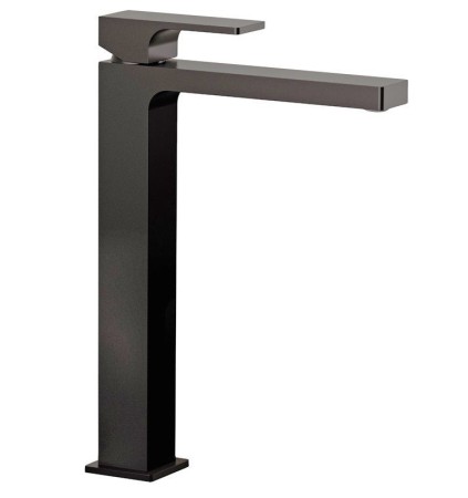 Смеситель для раковины Remer Absolute AU11LCFP, чёрный брашированный хром