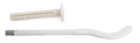 Кронштейн штыревой плоский Дюбель, мм:12 х 75 300 мм