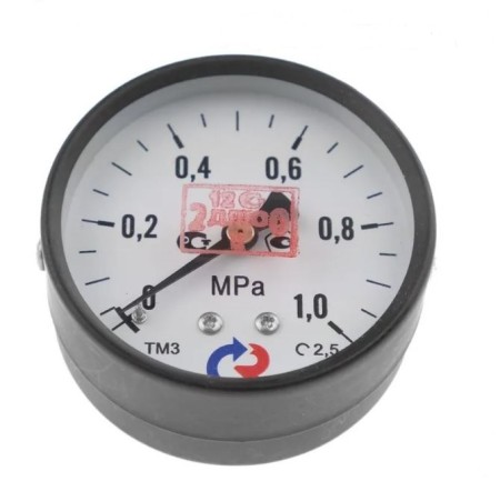 Манометр ТМ-310Т.00 63/10 (1/4", 0-10 бар, 2,5) аксиальный