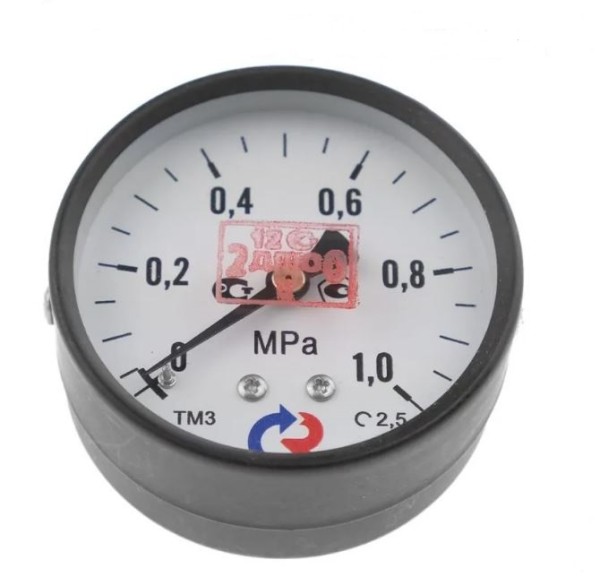 Манометр ТМ-310Т.00 63/10 (1/4", 0-10 бар, 2,5) аксиальный